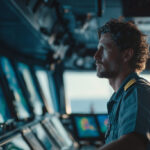 Maritieme simulatie helpt een navigator oefenen met radar en besluitvorming in een realistische brugomgeving